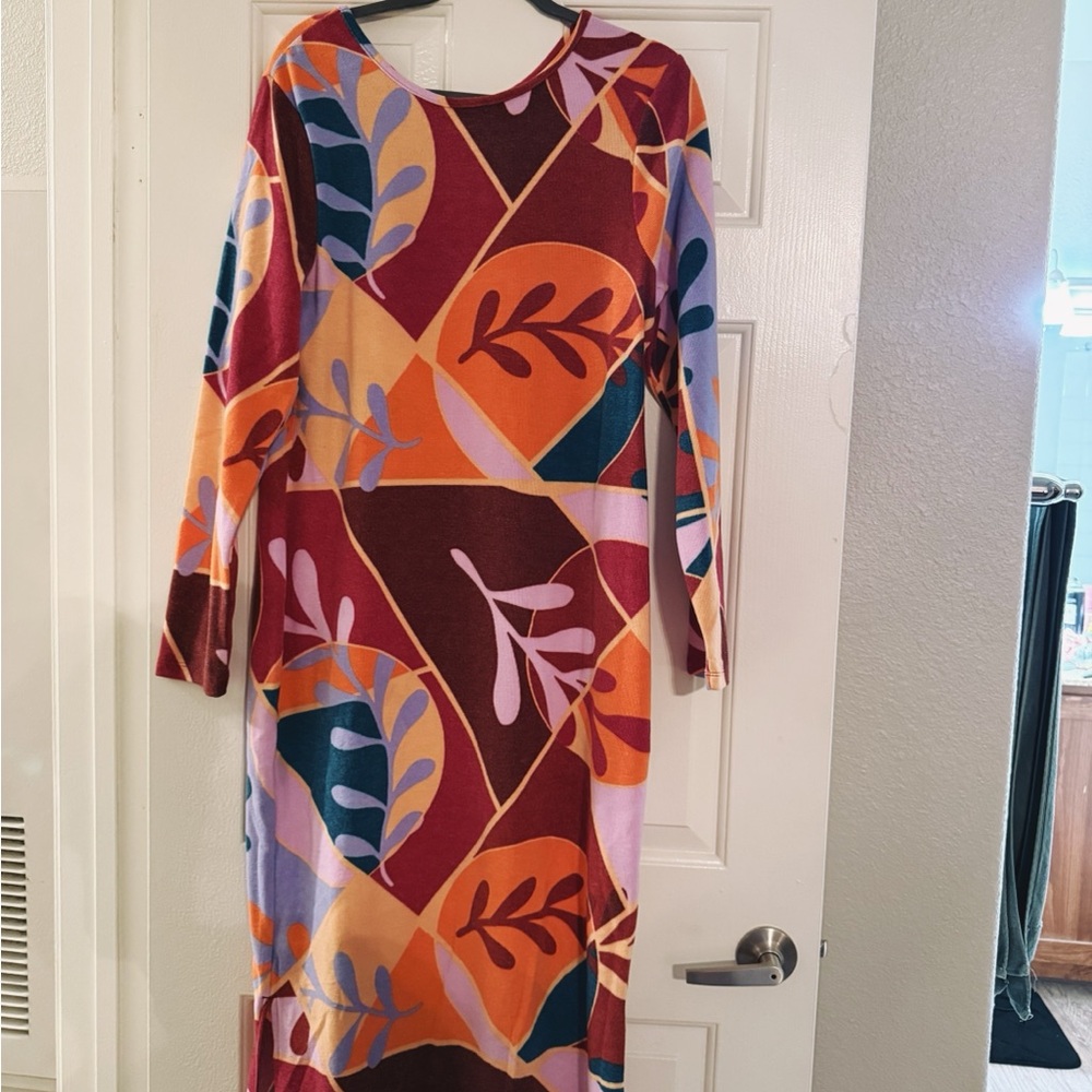 Target Multicolor Long Sleeve Dress